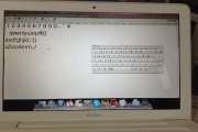 Macbook A1342 White キーボード修理完了しましたの画像