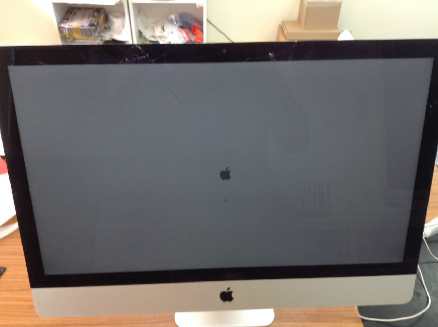 iMac 27インチ 2012年 A1419 液晶の交換修理の画像